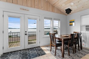 Dining - Sunset Getaway with Private Beach and Hot Tub (Colchester)