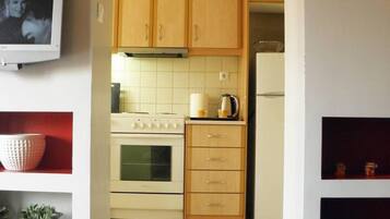 公寓, 1 張加大雙人床和 1 張沙發床 | 私人廚房 | 電冰箱、微波爐、烤箱、爐台