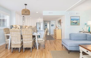 Smart TV, fireplace - Wonderful Oceanfront Condo overlooking Pool & Beach new renovations January 2025 (Isle of Palms)