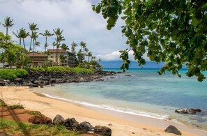 Beach nearby, sun-loungers, beach towels - Expansive Oceanview Lanai: Pool, Hot Tub , Steps to Beach! (Lahaina)