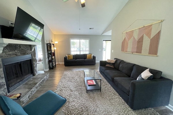 Living Space with Smart TV.