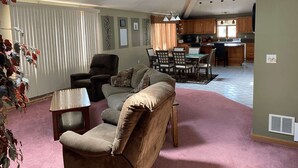 Living area - Luxury 3-Bedroom Home Next to Snowmobile Trails (Caribou)