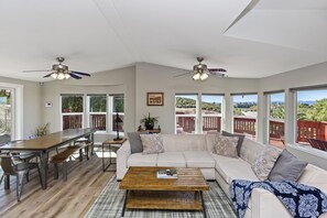 Smart TV, video games, stereo