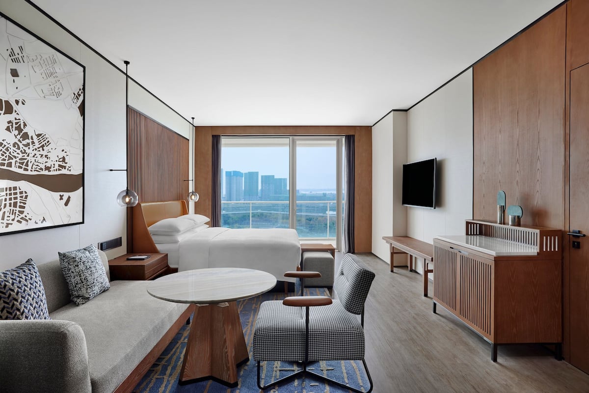1 habitación, minibar, caja de seguridad en la habitación y escritorio