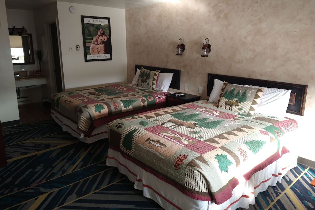 Habitación estándar | Espacio para trabajar con laptop, wifi gratis y ropa de cama