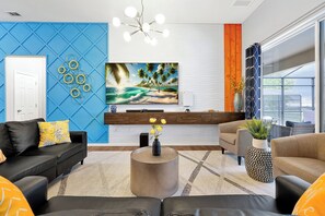 Smart TV, video games, table football - Villa 7748 - Updated Home w/ Arcade Rm! 3 mi from Disney, Pool Heat, BBQ & PS5 (Kissimmee)