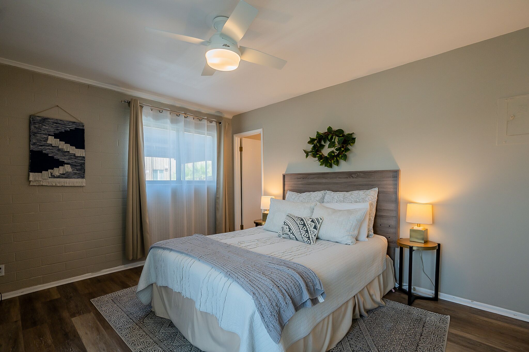 2 bedrooms, iron/ironing board, free WiFi, bed sheets