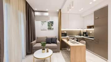 Comfort Apartment, 1 Queen Bed with Sofa bed | 1 bedroom, Egyptian cotton sheets, premium bedding, memory-foam beds