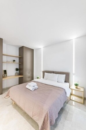 Apartamento luxo | 1 quarto, roupas de cama de algodão egípcio, roupas de cama premium