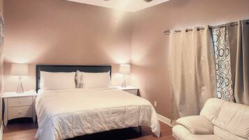 2 bedrooms, iron/ironing board, free WiFi, bed sheets