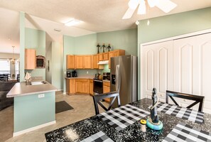 Fridge, microwave, oven, stovetop - 🍹🌞 Tropical Paradise! Heated Pool, Boat Parking, Near Beaches! (Sebastian)