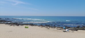 Sun-loungers, beach towels