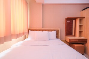 Habitación | 1 dormitorio, tabla de planchar con plancha, wifi gratis y ropa de cama