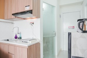Chambre | Cuisine privée | Réfrigérateur, plaque de cuisson