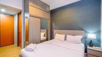 Kamar | 1 kamar tidur, Wi-Fi gratis, dan seprai linen
