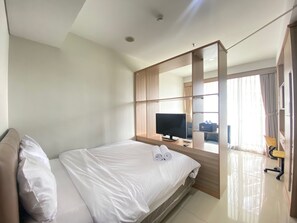 Chambre | 1 chambre, Wi-Fi gratuit, draps fournis