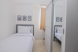 Room | 3 bedrooms, bed sheets - Best Choice and Comfy 3BR at Bassura City Apartment (Jakarta)