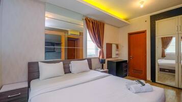 Kamar | 3 kamar tidur, Wi-Fi gratis, dan seprai linen