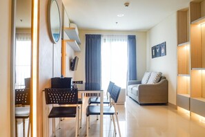 TV - Exclusive and Vibrant 1BR Apartment at Praxis (Surabaya)