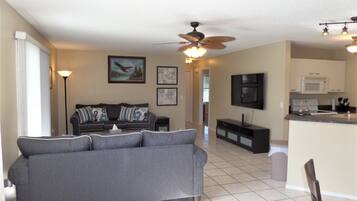 Smart TV, ping pong, books