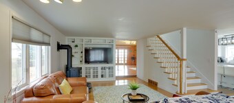 Spacious Lakefront House w/ Backyard Fire Pit