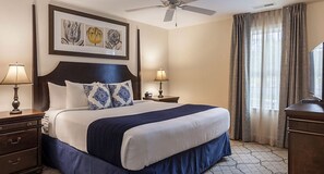 2 bedrooms, in-room safe, iron/ironing board, free WiFi