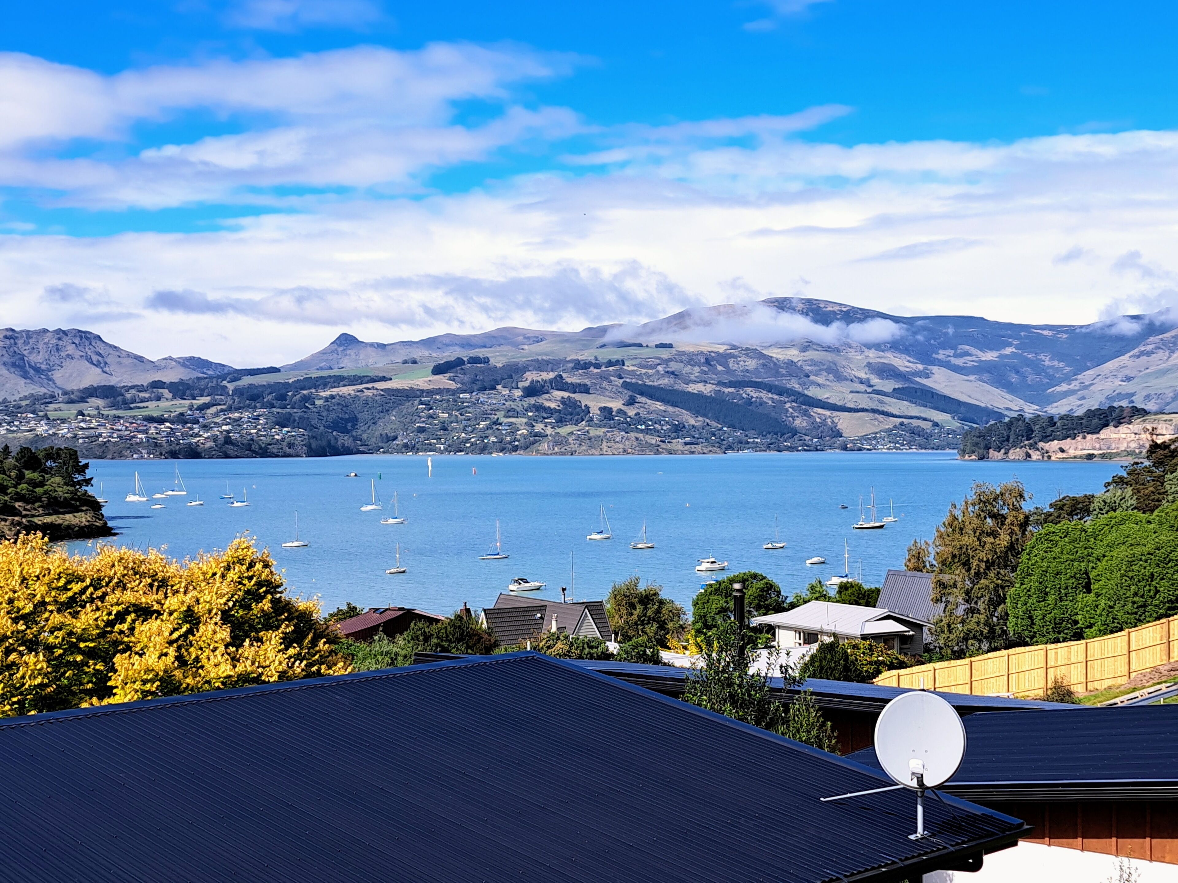 Blick von der Unterkunft