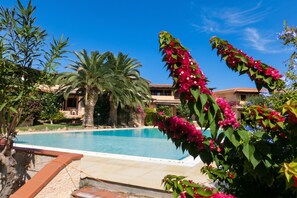 Seasonal outdoor pool - Blue&green House With Shared Pool (Golfo Aranci)