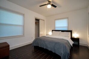 3 bedrooms, memory foam beds, iron/ironing board, WiFi