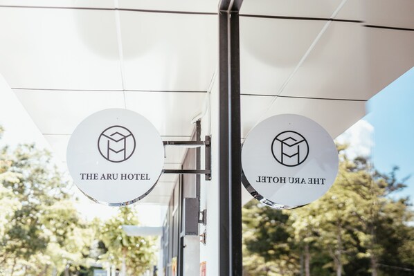 Façade de l’hébergement