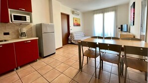 Apartment, 2 Bedrooms, Balcony | Private kitchen | Coffee/tea maker, fridge, microwave, freezer - Fantastic Residence With Pool Near Caorle - Apartment With Terrace First Floor (Caorle)