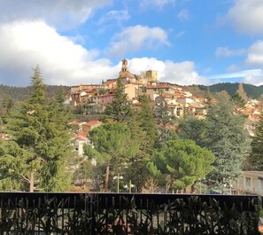 Property grounds - Apartment F2 + terrace - rated 3 stars - with village and Canigou views (Vernet-les-Bains)