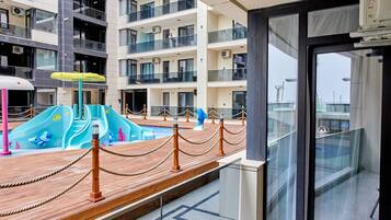 Klassiek appartement | Terras