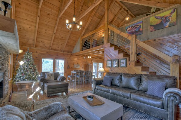 Téléviseur à écran plat, foyer