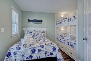 3 bedrooms, desk, iron/ironing board, travel cot - Relax! Oceanfront Home | Pool | Hot Tub | Elevator (North Topsail Beach)
