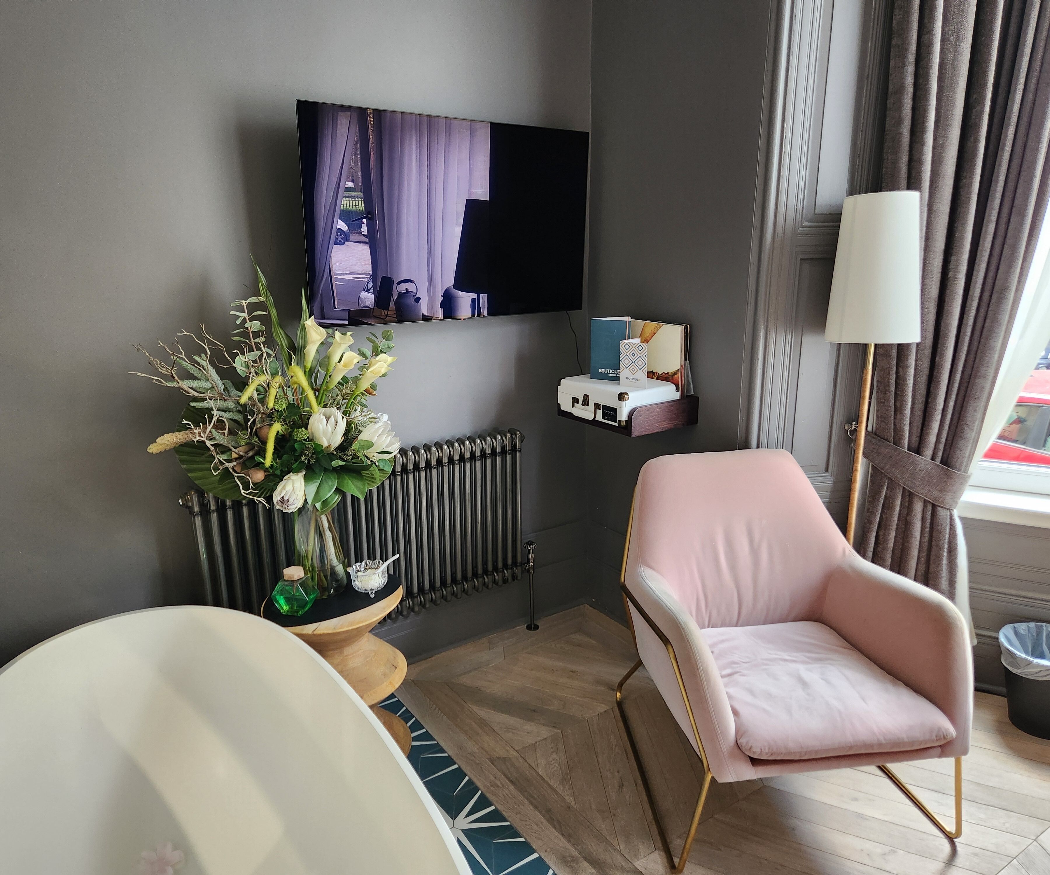 luxury room | individually decorated, individually furnished, desk, laptop workspace