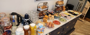 Daily continental breakfast for a fee