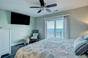 3 bedrooms, desk, travel crib, free WiFi - Revive! Oceanfront Home | Pool | Hot Tub | Elevator (North Topsail Beach)
