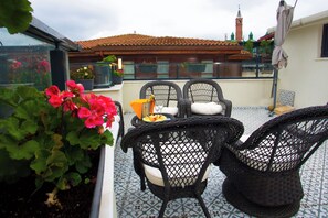 Chambre luxueuse double | Terrasse/patio