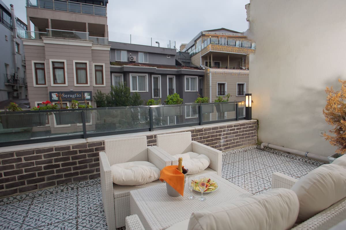 Deluxe Double Room with Terrace | Terrasse/Patio
