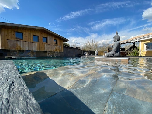 PROMO Villa Naeva with swimming pool, Jacuzzi 10 places, Ping pong, plancha and Brasero