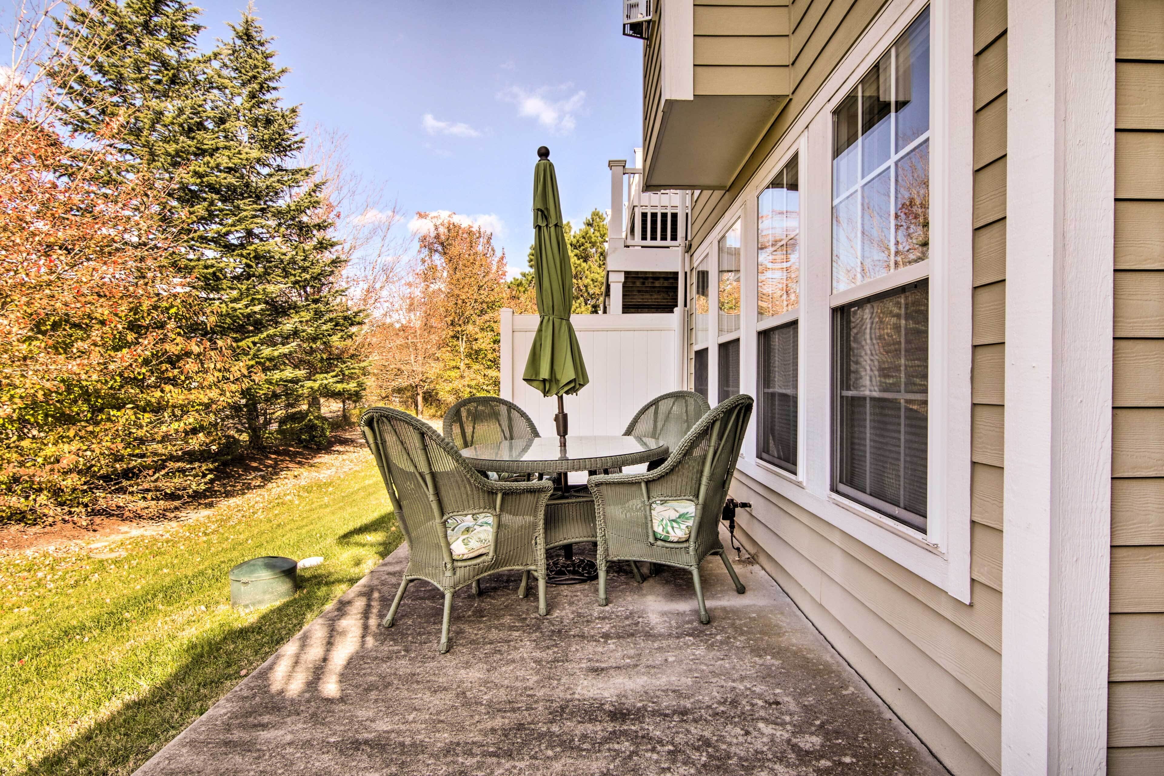 Udendørs spisemuligheder