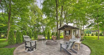 Shipshewana Guest House with Fire Pit!