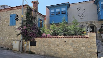 Voorkant van accommodatie