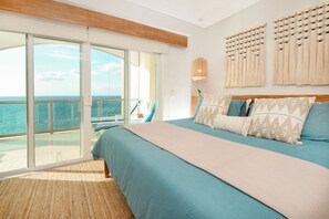 3 bedrooms, iron/ironing board, free WiFi, bed sheets - Tropical Paradise w/ Ocean Views at El Cantil 7BS (San Miguel de Cozumel)