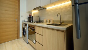 Estudio estándar, acceso a la piscina | Cocina privada