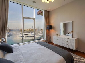 Standard-Apartment, 2 Schlafzimmer, Poolzugang, Meerblick | 2 Schlafzimmer