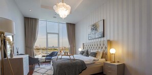 Standard-Apartment, 2 Schlafzimmer, Poolzugang, Meerblick | 2 Schlafzimmer