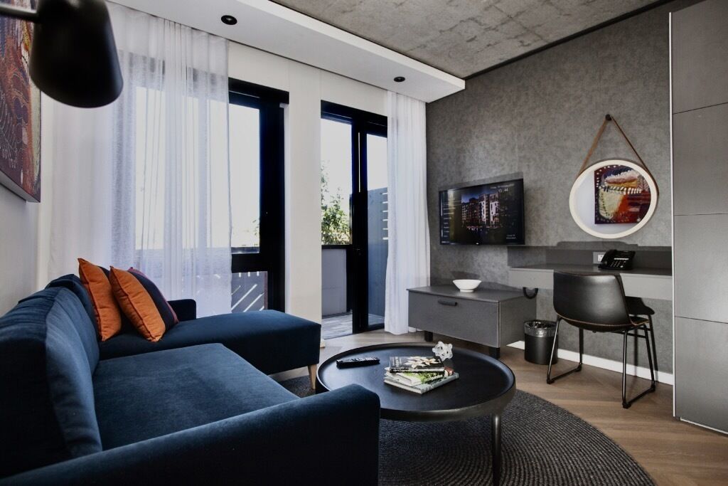 Studio, Balcony (Apartment) | Premium bedding, in-room safe, desk, laptop workspace