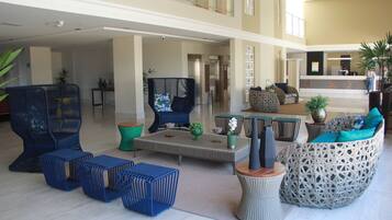 Sitteområde i lobbyen